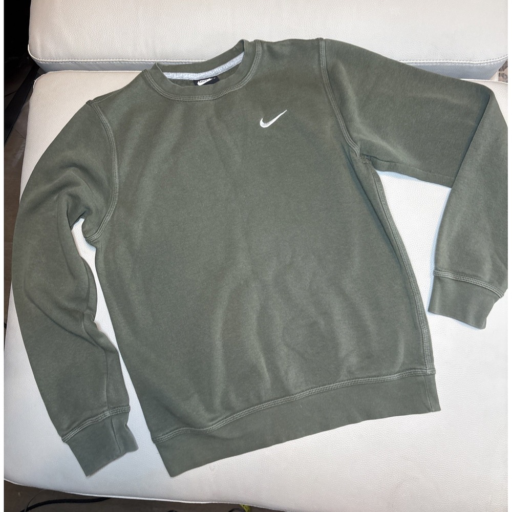 Nike Crewneck Pullover Green Sweatshirt Men's Small. EUC.